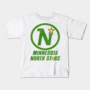 Defunct Minnesota North Stars Hockey Team Kids T-Shirt